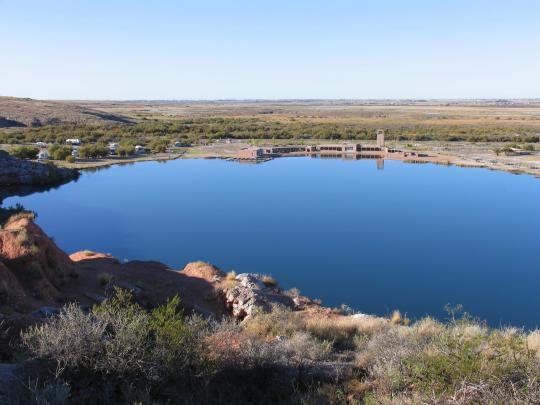 Lea Lake at Bottomless Lakes State Park